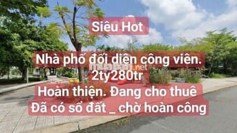 NHÀ PHỐ VIEW CÔNG VIÊN GIÁ TỐT CHỐT NHANH