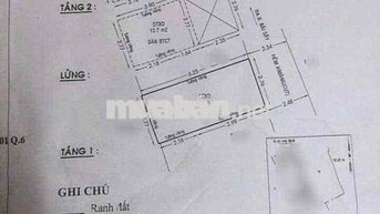 Bán Nhà Chính Chủ 3 Tầng DTSD 45m 3P Ngủ 2 Tỷ 580 TL
