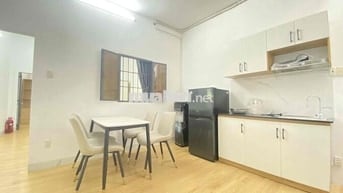 cho thuê căn hộ dịch vụ 2pn 1 phòng ăn 1wc full nội thất cao cấp