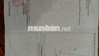 Bán đất thổ cư 10x25 đường nhựa 6m ngay lục quân 2