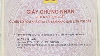 BÁN ĐẤT 1670M2 ĐẤT BÀU LÂM, XUYÊN MỘC, BRVT