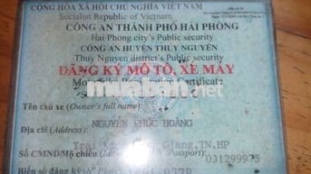 Xe hỏng nặng ko sữa chữa nữa muốn bán lại giấy.