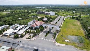 Đất mặt tiền TL824 vuông vức 90m2 full thổ cư sát KCN Tân Đức