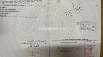 do ngộp ngân hàng nên bán gấp. Nhà Ở Tân Thông Hội 102m2, giá 790TR