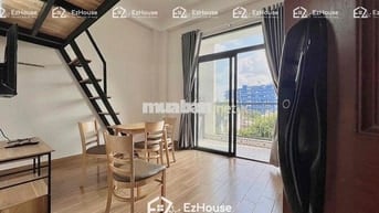 🍑Duplex Ban Công Tách Bếp Thang Máy Bảo Vệ Full Nội Thất