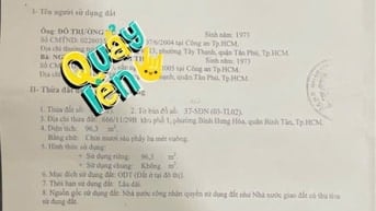 Chủ Cần Bán Gấp nhà 98m full thổ cư giá chỉ 40tr/m 