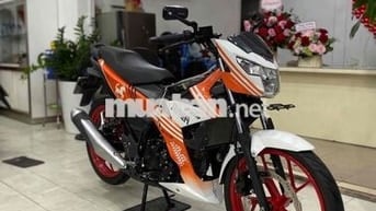 Suzuki Satria 150 đk 2022 màu trắng cam BSTP