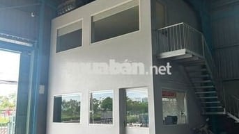 Cho thuê xưởng 1200m² MẶT TIỀN QL1A  gần Vòng Xoay An Lạc, Cont 24/24