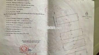 Nhà MT phố 3 lầu, tdt 350m2, 4pn, 6vs, đường Lê Hồng Phong p1 tpBL
