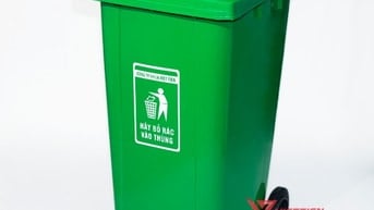Thùng rác 360L – Giải pháp chứa rác dung tích lớn cho đô thị và công n