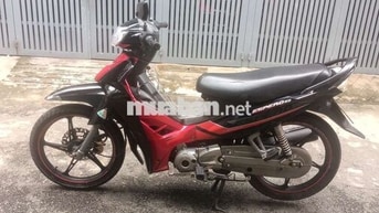 Xe Sirius 50cc màu đỏ đen bánh mâm thắng đĩa bs
