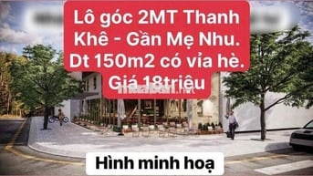 Cho thuê mặt bằng lô góc 2MT Thanh Khê