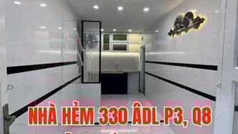 Cần bán gấp nhà mới, tuyệt đẹp, 1trệt, 2 lầu, Hẻm 330 Âu Dương Lân, P3
