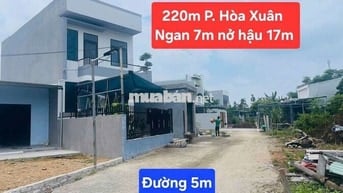 Tôi Chính Chủ Bán 220M Phường Hòa Xuân