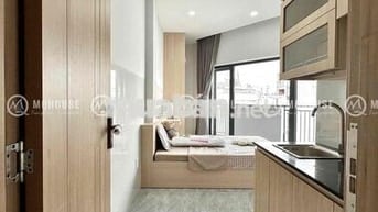 Căn Hộ Studio Ban Công, Full Nội Thất Mới 100% Gần Chợ Hoà Hưng - Q3