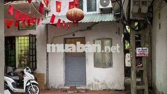 Bán đất tặng nhà, vuông đẹp, ngõ thẳng trc nhà 3m8