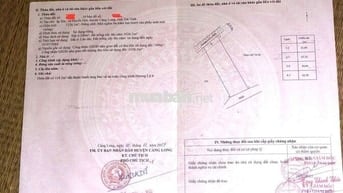 Mặt tiền đường HL6 ấp sóc xã tân an tỉnh vĩnh long mới