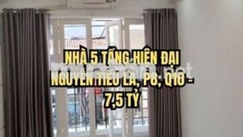 🌟 NHÀ 5 TẦNG HIỆN ĐẠI NGUYỄN TIỂU LA, P8, Q10 – 7,X TỶ