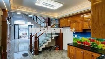 BÁN NHÀ 4 TẦNG,4×14,ĐỂ NỘI THẤT, HƠN 6 TỶ,GIÁP LÊ VĂN QUỚI