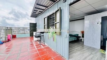 PHÒNG CÓ SÂN THƯỢNG LỚN,CÓ THANG MÁY THOÁNG MÁT NGAY Đ. LÊ VĂN QUỚI