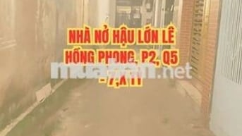 🌟 NHÀ NỞ HẬU LỚN LÊ HỒNG PHONG, P2, Q5 – 7,X TỶ, DIỆN TÍCH 97M2