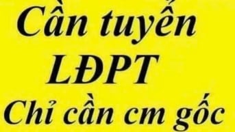 CẦN TUYỂN GẤP 03 NAM; NỮ  LĐPT   LÀM VIỆC TẠI CỬA HÀNG