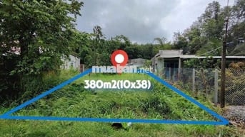 Tôi bán đất 380m2 thổ cư 850triệu gần Quốc Lộ 22 xã An Tịnh Trảng Bàng