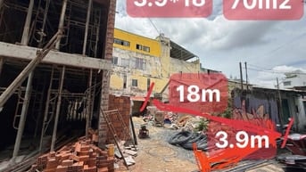 BÁN LÔ ĐẤT ĐẸP ( ~70M2) – HẺM XE HƠI THỐNG NHẤT - P.11GV- NHỈNH 6T