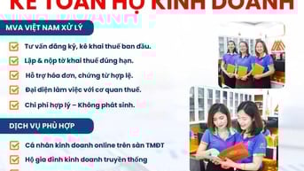 Dịch vụ kế toán cho hộ kính doanh
