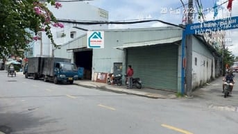 Cho thuê nhà xưởng Góc 2 MT hẻm: diện tích 500m2 –Ngang 20m