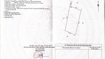 Bán đất giá rẻ 1000m2 hoà bình