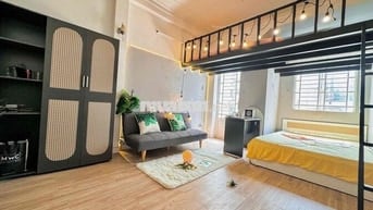 CHO THUÊ DUPLEX CÓ GÁC BAN CÔNG 35m2 QUẬN 10 gần UEH