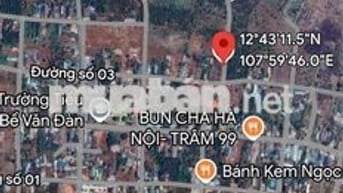 Bán đất đầu làng gần Trường-Bế Văn Đàn Thôn 8 - Cư Êbur - Phường BMT