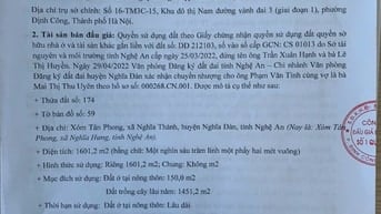 CÔNG TY ĐẤU GIÁ HỢP DANH SỐ 1 QUỐC GIA THÔNG BÁO BÁN ĐẤU GIÁ TÀI SẢN