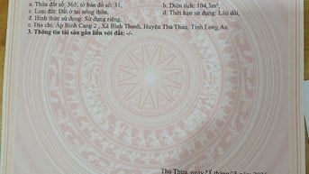 Chính chủ bán đất thổ cư 100m2