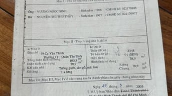 Nhà mặt tiền 79 Ca Văn Thỉnh, Tân Bình, gần 80m2, ngang 4.6m, giá tốt