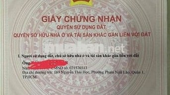 cần bán gấp căn nhà phố ngay trung tâm giải trí gò vấp sát cạnh ngay t