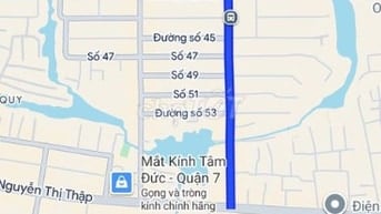 Nhà + 480m2 đất, MT đường 37, khu Lăm Văn Bền, Bình Thuận Q7