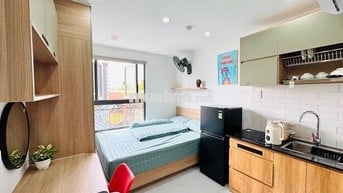 CĂN HỘ STUDIO 27m2 có giặt riêng, FULL NỘI THẤT GẦN CHỢ BÀ CHIỂU