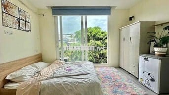 PHÒNG TRỌ FULL NỘI THẤT CÓ THANG MÁY GẦN CÔNG VIÊN LÀNG HOA
