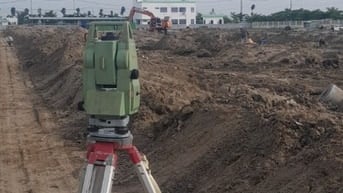 Tuyển phụ đo đạc tại công trình