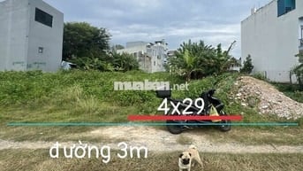 ĐẤT HIỆP THÀNH – Giá bán: 1 TỶ 550 DT 4 x 29m – thổ cư 40m²