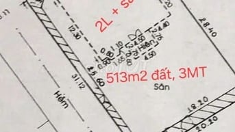 Nhà biệt thự, góc 3MT + 513m2 đất, khu BT Thanh Đa, P27, Bình Thạnh