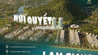 Shophouse - biệt thự cao cấp,mặt hướng sông Lam,lưng tựa núi Quyết.