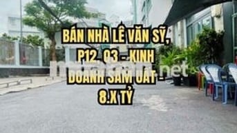 🏠 BÁN NHÀ LÊ VĂN SỸ, P12, Q3 - KINH DOANH SẦM UẤT - 8.X TỶ.