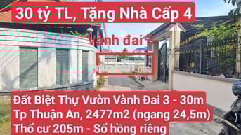 Đất Biệt Thự Vườn Giáp Vành Đai 3 Tp. Thuận An ( Thuận An Tp HCM)