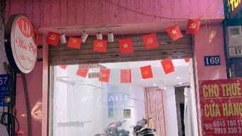 Cho thuê cửa hàng M.P 169 Cầu Giấy. DT: 22m2, mặt tiền 3.2m