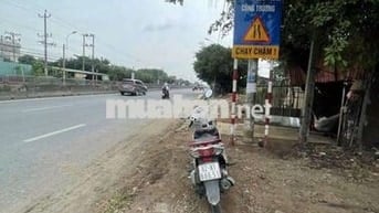 Đất mặt tiền quốc lộ 1A dt484m lúa+thổ.giá 4ty450 thạnh Đức bến lức