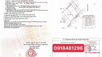 Bán đất đường số 9 phường Linh Tây gần chợ Thủ Đức (2.156m2) 50 tr/m2
