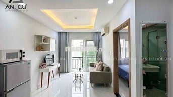 Căn hộ 1PN Ban công full nội thất thiết kế hiện đại như Chung  Cư